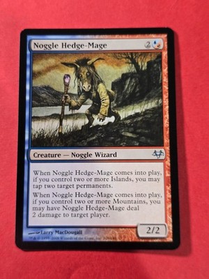 2008 Magic The Gathering Eventide #108 Noggle Hedge-Mage, UC, NF, cd1