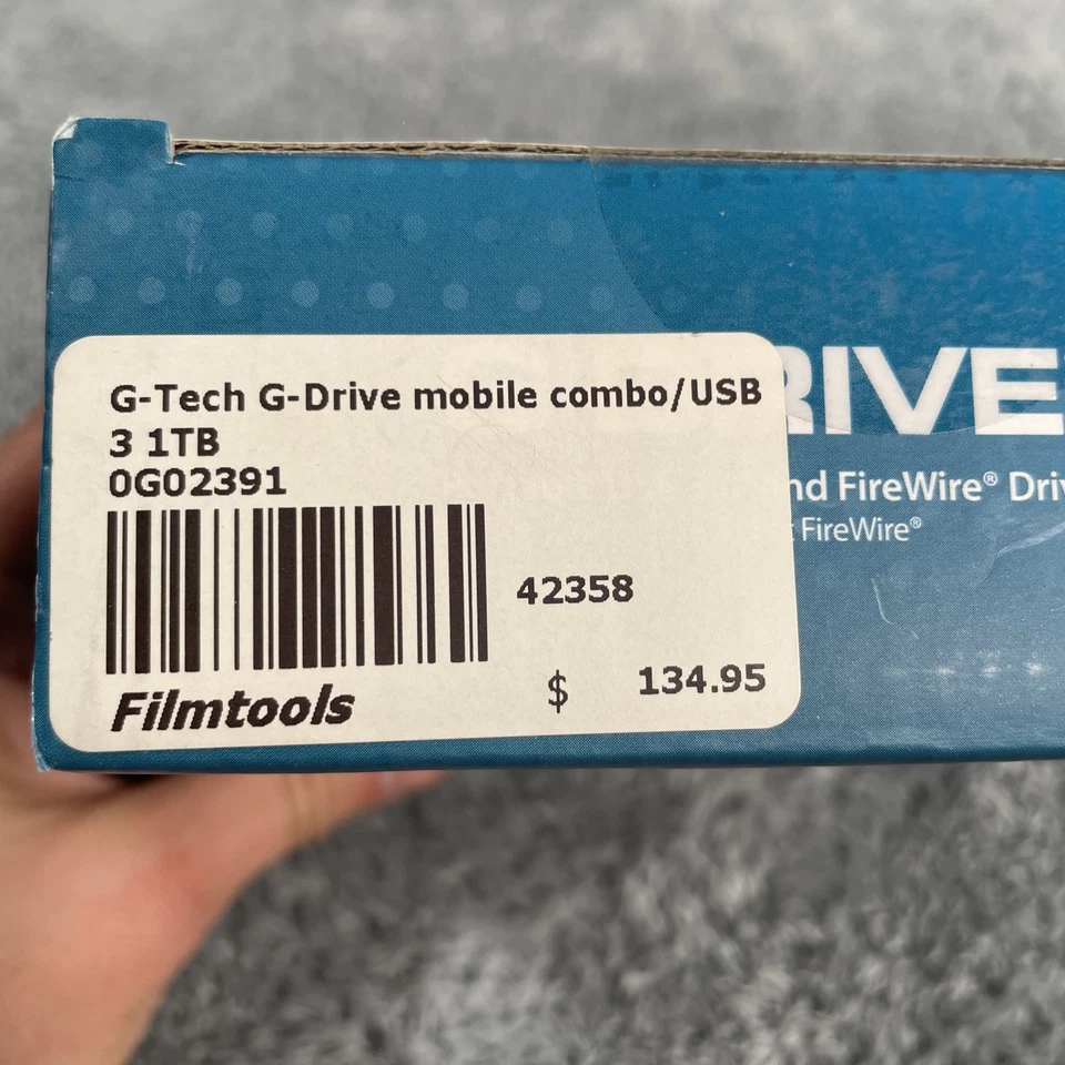 G-Technology 1TB G-Drive Mobile USB Portable External Hard Drive Mac Apple PC - Image 3 of 4