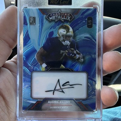 Wild Card 2023 American Metallix Pro-Look Audric Estime Auto RC 1/5 WMF-AEA