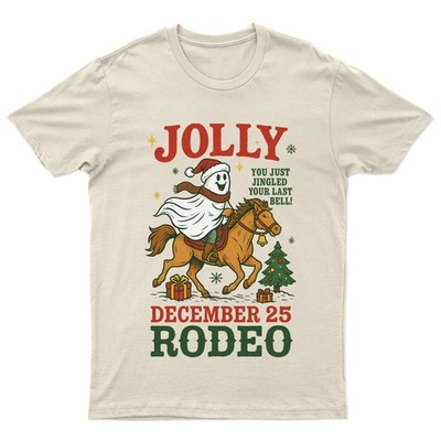 T-Shirt Jolly Ghost Pferd Rodeo Unisex Geschenk Retro lustig Damen Vintage Herren