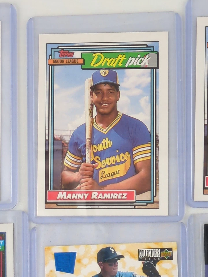 Lote de 8 tarjetas de béisbol de novato radiocontrol de 1990 Jones Rodríguez Ramírez Jackson casi nuevas - como nuevas Foto 3 de 4