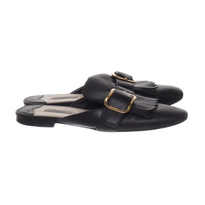 Prada, Mules, Größe: 40, Schwarz, Leder, Damen, 1 #aft