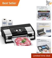 Fully Automatic Food Vacuum Sealer Stainless Steel 95Kpa Wet Dry Detection