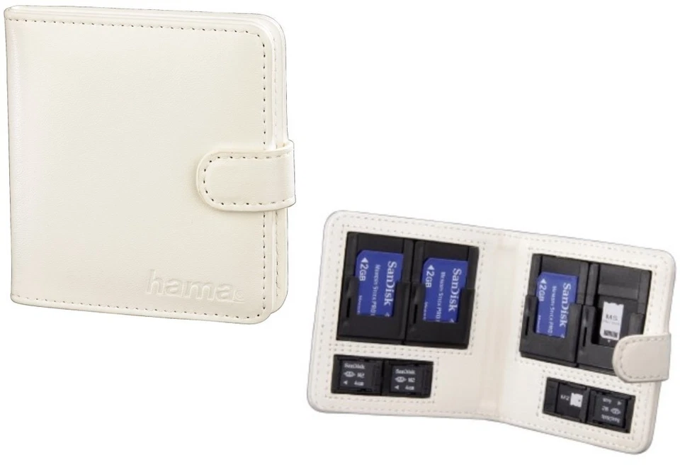 Hama 2x Speicherkarten-Tasche Etui Case für Sony Memory-Stick Pro Duo / Micro M2 - Bild 4 von 4