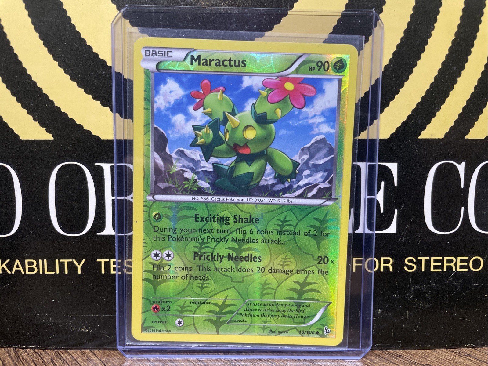 Maractus 10/106 Flashfire Reverse Holo Pokemon TCG LP