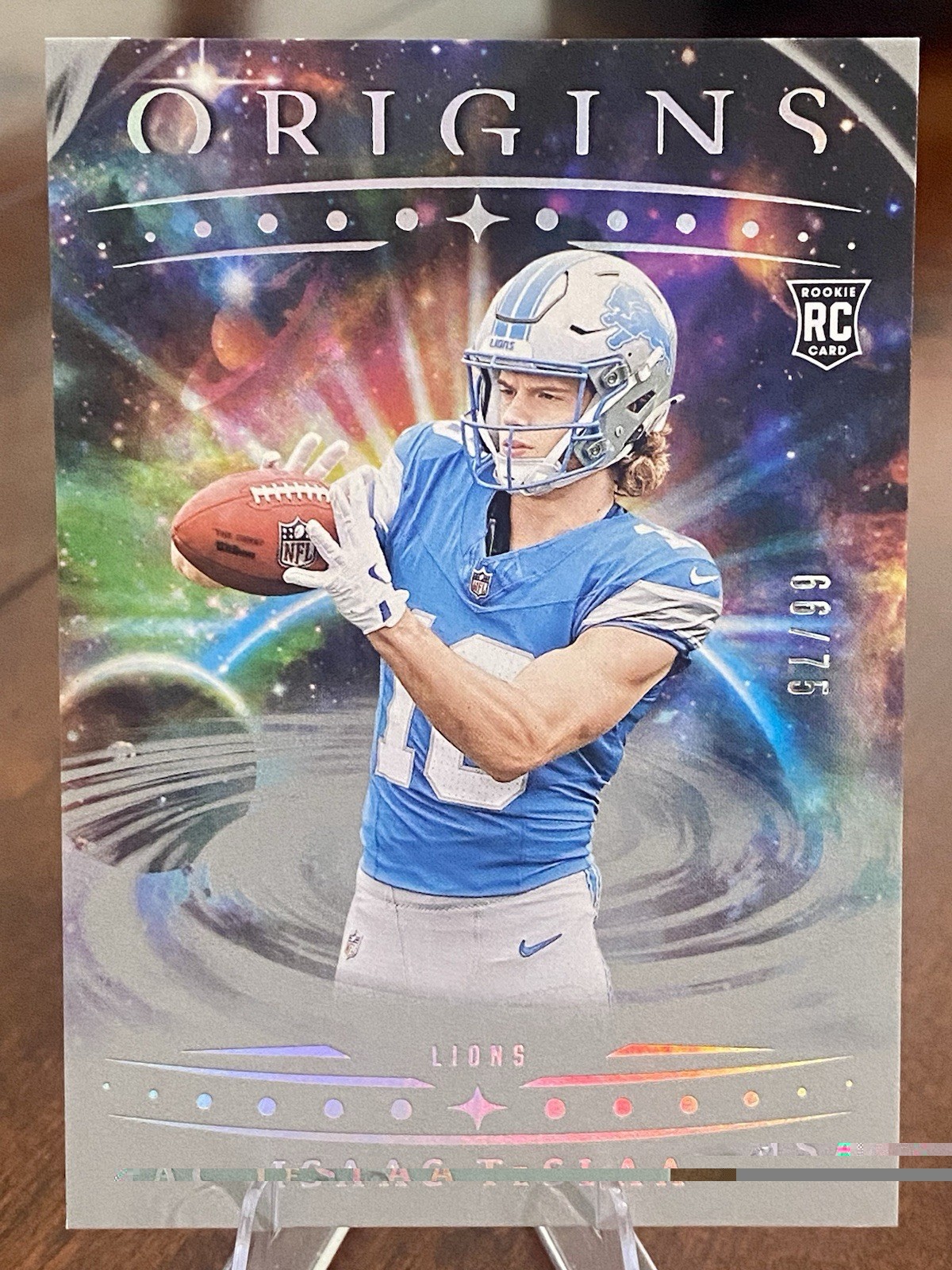 Isaac TeSlaa 2025 Panini Origins Rookie Silver /75 #118 Lions