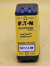 EATON BUSSMANN TCF17.5 RN  17.5A, 600V CUBE FUSE [RC 10-4]