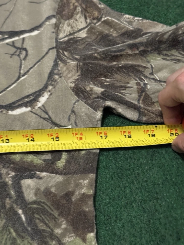 Camiseta Camuflada De Colección Y2K Realtree Manga Larga Niños Jóvenes 14 Lrg  Foto 4 de 4
