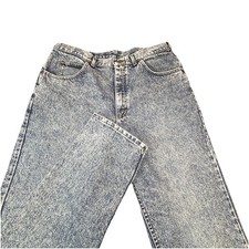 Vintage 80s Lee Riders Acid Wash Jeans Men  s 34x30 Blue USA