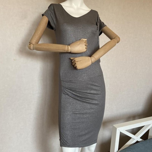 Women Calvin Klein Dress Silver 36/S/44