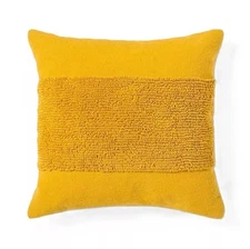 Project 62 Modern Middle Tufted Accent Gold Summer Wheat 18" x 18" Accent Pillow