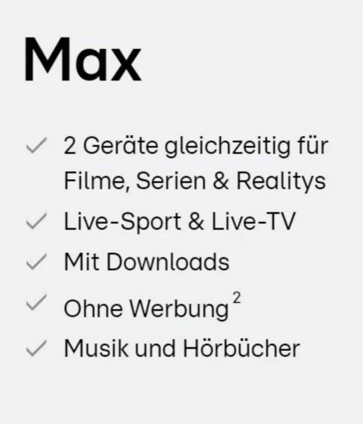 2 Monate RTL+ Max Gutschein Code (RTL Plus MAX) Kostenlos Gratis - Image 2 of 2