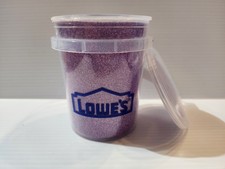CUSTOM Purple Glitter Lowes Glitter Mini Bucket with Lid 0.4-quart Fast Shipping