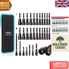 Impact Drill Bit Set - 29PCS Magnetic Nut Drivers & Socket Adapters for Easy Use