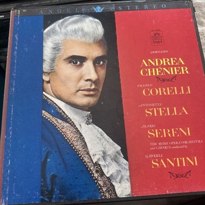 ANDREA CHENIER Highlights Franco Corelli Vinyl USED VG