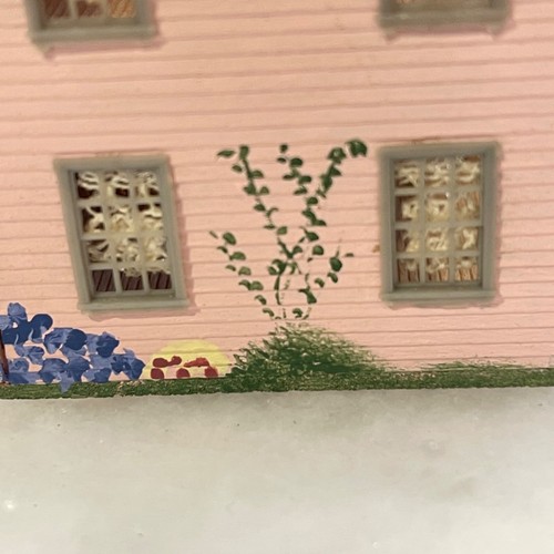 Dollhouse Miniature Artisan Pat Russo 1/144 Scale Pink Doll’s Dollhouse OOAK - Picture 8 of 13