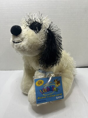Webkinz B&W Cheeky Dog HM192w/ ATTACHED CODE SEALED NEVER OPENED OR USED