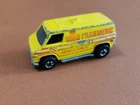 Vintage 1974 Hot Wheels Blackwall Paramedic Ambulance Super Van Hong Kong Yellow