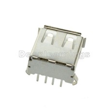 20PCS USB Type A Female Socket A/F 90 degree Female Socket Connector