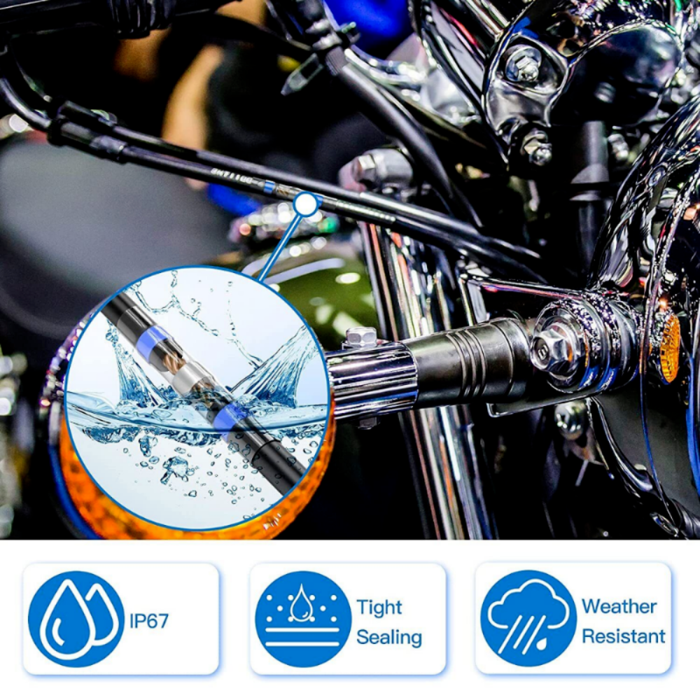 500PCS Marine Grade Heat Shrink Solder Seal Butt Splice Wire Connectors Terminal