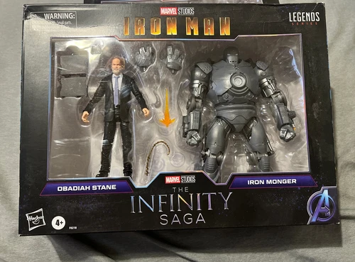 NUEVO EN CAJA 2021 HASBRO MARVEL LEGENDS INFINITY SAGA IRON MAN OBADIAH STANE/IRON MONGER