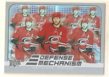 Jaccob Slavin 2022-23 Upper Deck Series 1 Defense Mechanism #18 Hurricanes
