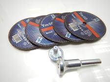 5x NORMFEST TRENNSCHEIBE MINI FLEXSCHEIBE METALL AUFNAHME BOHRMASCHINE 60mm&Oslash;