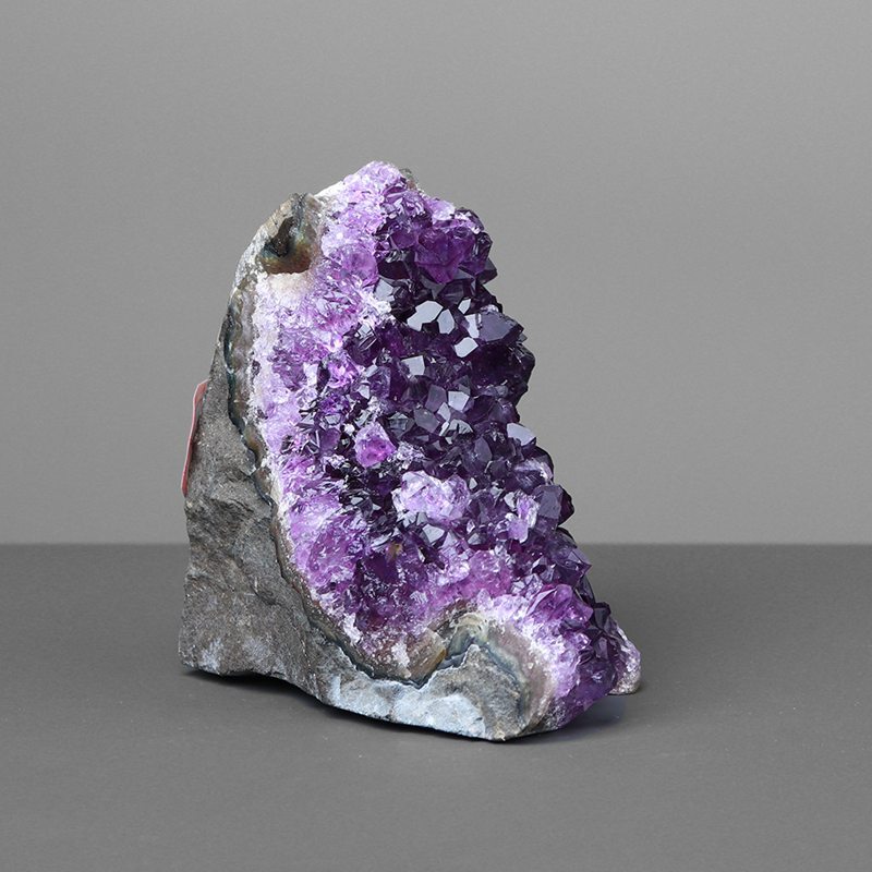 80–100g Natural Amethyst Cluster Quartz Geode – Raw Druzy Specimen – Healing & Reiki Stone