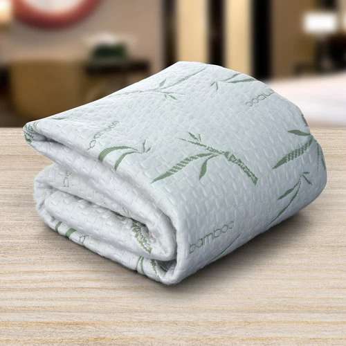 Bamboo Mattress Protector Hypoallergenic & Breathable Waterproof Mattress Cover - Picture 13 of 14