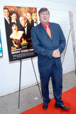 Stephen Fry at Bright Young Things Premiere at United Artist Theat - Old Photo 1