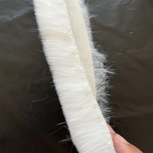 2Meter Faux Rabbit Fur White Strips Ribbon Edge Trim Sewing Clothing Cuffs Craft - Picture 4 of 24