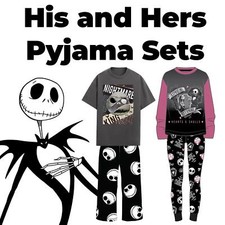 Set Pigiama Donna/Uomo Disney Nightmare Before Christmas set suo e suo