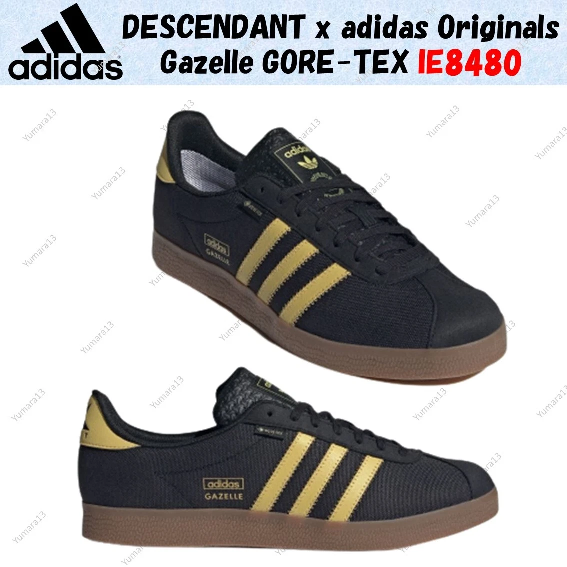 Adidas originals gazelle gore tex cheap