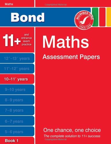 Bond Maths Assessment Papers 10-11+ years Book 1 by Baines, Andrew Book The Fast