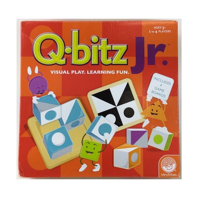 MindWare Boardgame Q-bitz Jr. Box EX/NM