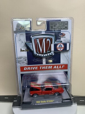 M2 Machines Premium Edition 1966 Shelby GT 350H Fastback Red w/Gold Stripes NIP