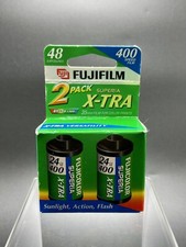 Vintage FujiFilm Superia X-Tra 400 ISO Speed Film 35 mm Pack Of 2 New Sealed