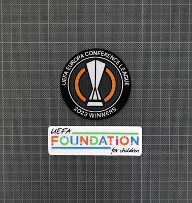 UEFA Europa Conference League Winners FOUNDATION Patches West Ham  2023/2024