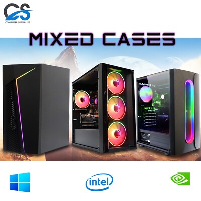 Gaming PC Computer Intel Quad Core i5, 8GB DDR3 RAM, 1TB + 120GB SSD, Windows 10