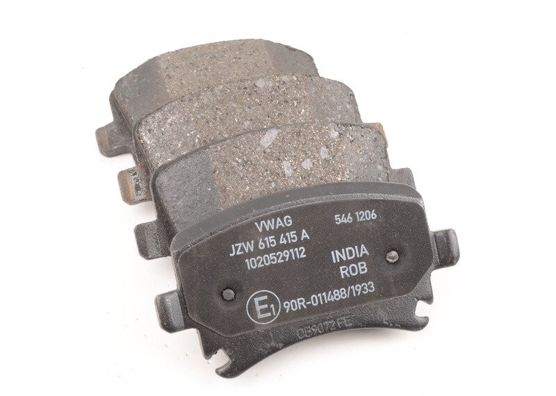 Golf 5 Eos Scirocco Rear brake pads for 310mm vented discs JZW698451M