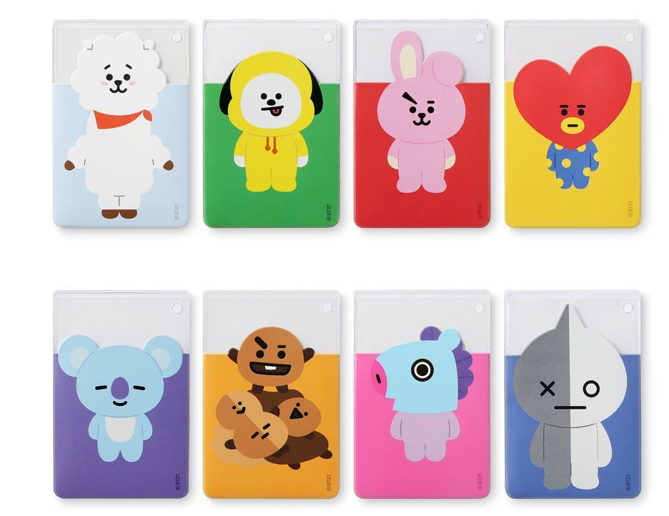 BANGTAN BOYS BTS BT21 monopoly OFFICIAL GOODS CLEAR CARD POCKET