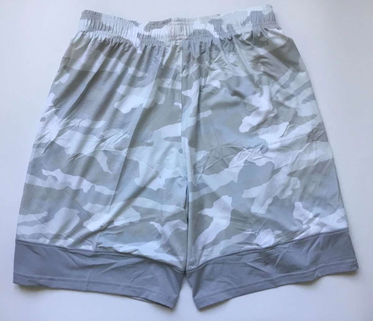 Men's Under Armour UA Stretch Train Camo Shorts 1362284 100 White/Gray Camo  S