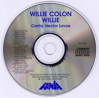 Willie Colón -Willie by Willie Colón (CD) VG+ | eBay