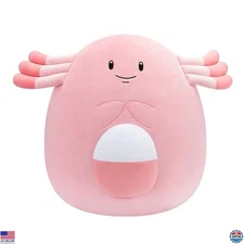 Squishmallows 14" Chansey Pokémon Plush Toy - Ultrasoft Large Stuffed Animal