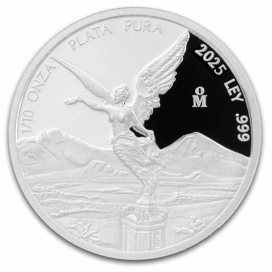 2025 Mexico 1/10 oz Silver Libertad PF-70 NGC (ER, Coat of Arms