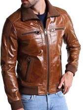 American Leather Jacket For Men | Real Biker Jacket