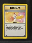 Lass 75/102 Base Set 4th Print 1999-2000 UK HP Pokemon Card
