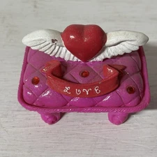 Claire’s “Love” Made 4 U By #01 Jewelry Trinket Box Pink 2002 Y2K