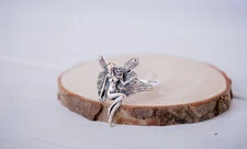 Beautiful sterling silver ring with faerie fairy design