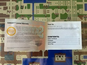 Sky Kid Nintendo NES Manual Only ~ Instruction Booklet NES-SY-USA